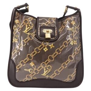 Louis Vuitton Monogram Charm Musette Shoulder Bag Brown